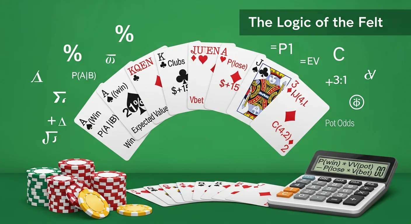 Poker et Probabilités : Les Maths que Vous Devez Connaître (et Celles que Vous Pouvez Oublier)